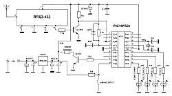 Рис.5 Принципиальная схема приемника на микромодулях - щелкните мышью для увеличения 