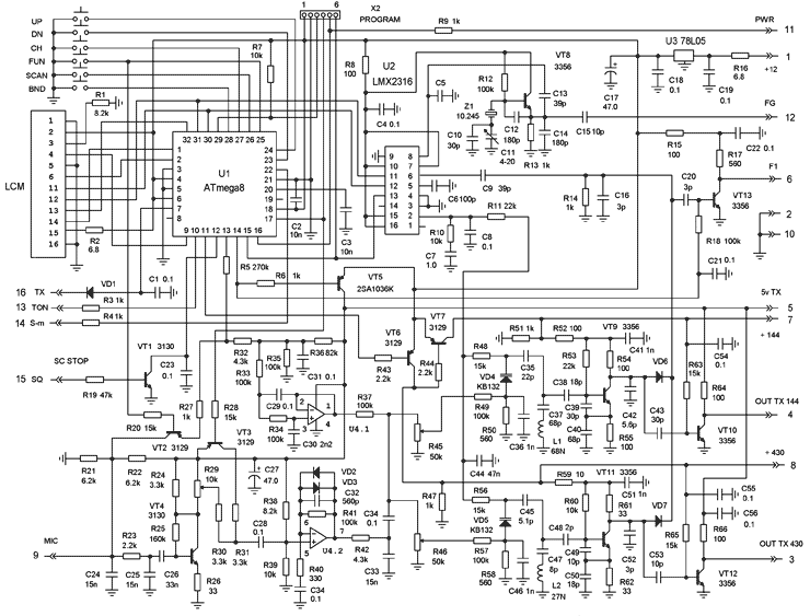 Двухдиапазонный функциональный модуль – синтезатор S2B2007