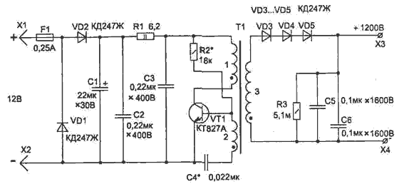  Дверь под электричеством - схема 