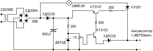  Зарядное устройство-автомат для Ni-Cd аккумуляторов 