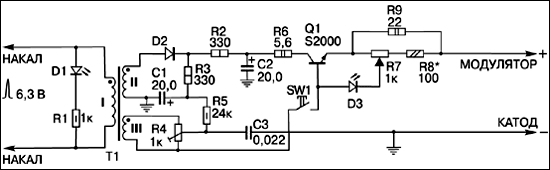  Прибор для восстановления кинескопов 