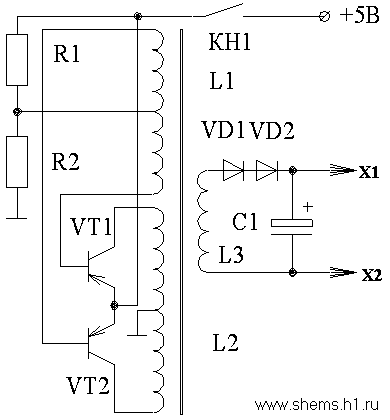 Электрошокер - схема 