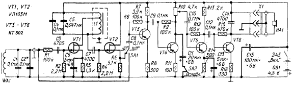  Кабелеискатель 