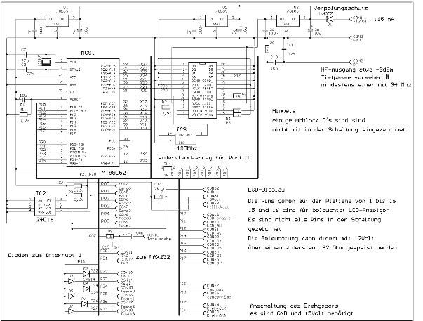 Схема синтезатора (щелкните мышью для увеличения)
