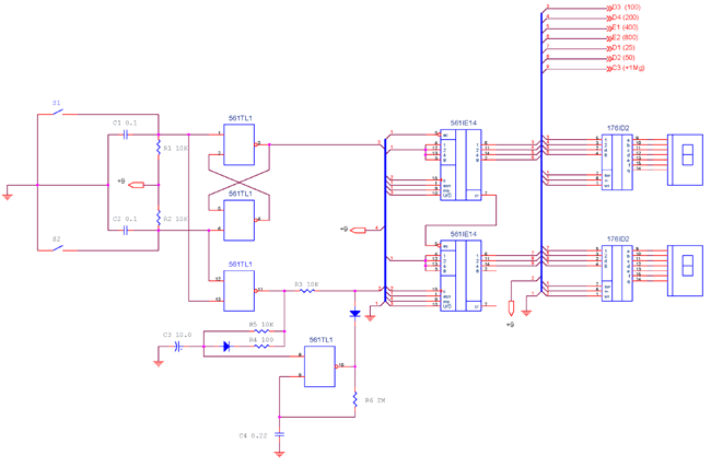 Рис.1 Принципиальная схема устройства (щелкните мышью для получения большого изображения) 